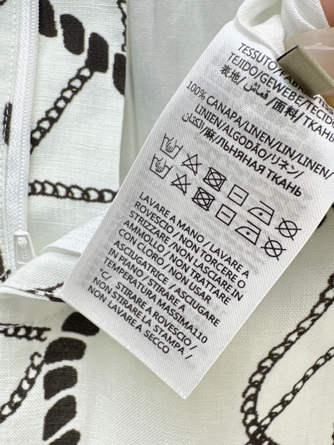 Herm* 25ss chain printed shorts