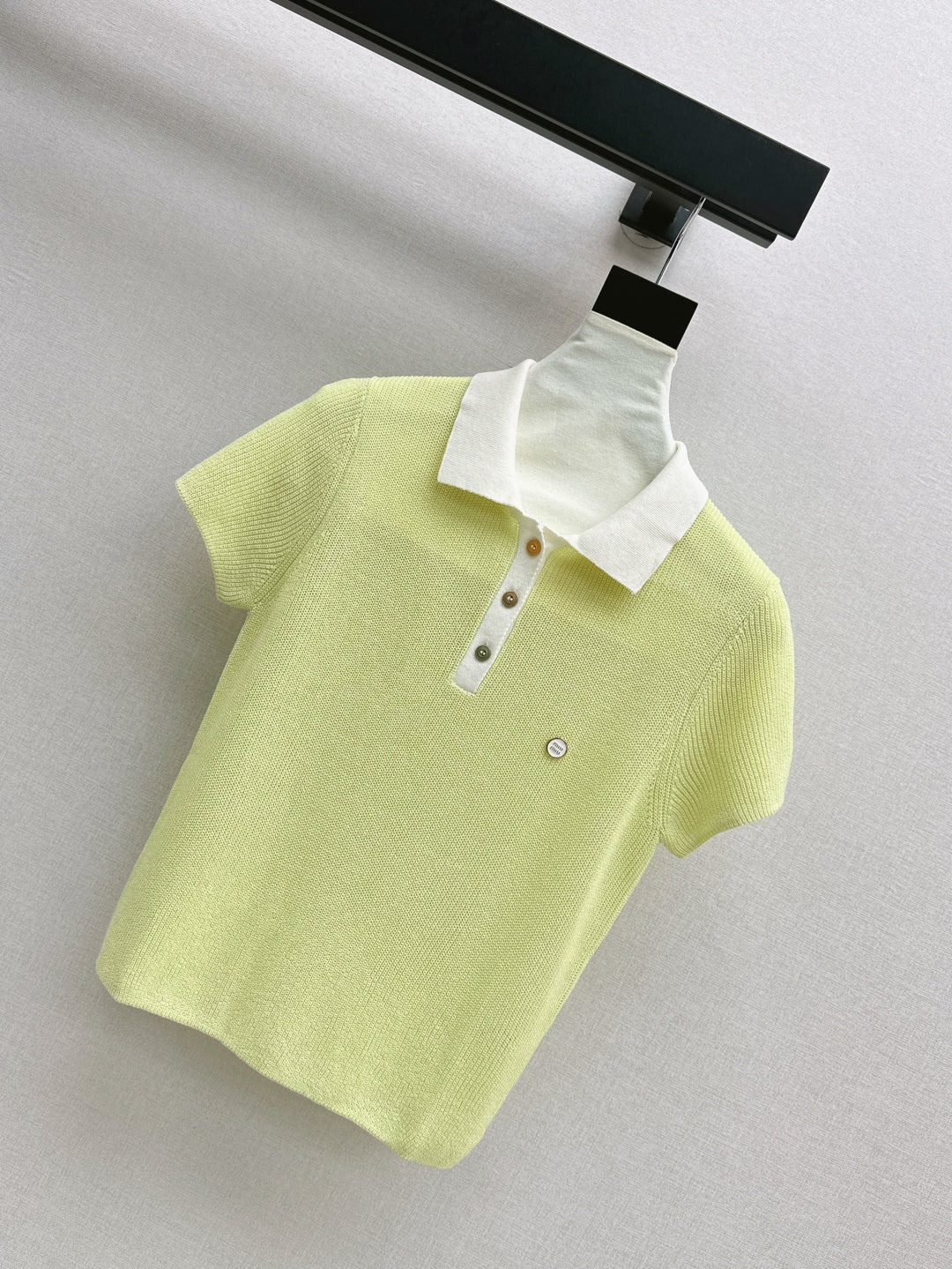 M*u 25ss knitted polo shirt