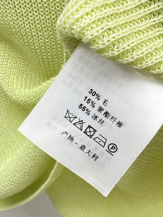 M*u 25ss knitted polo shirt