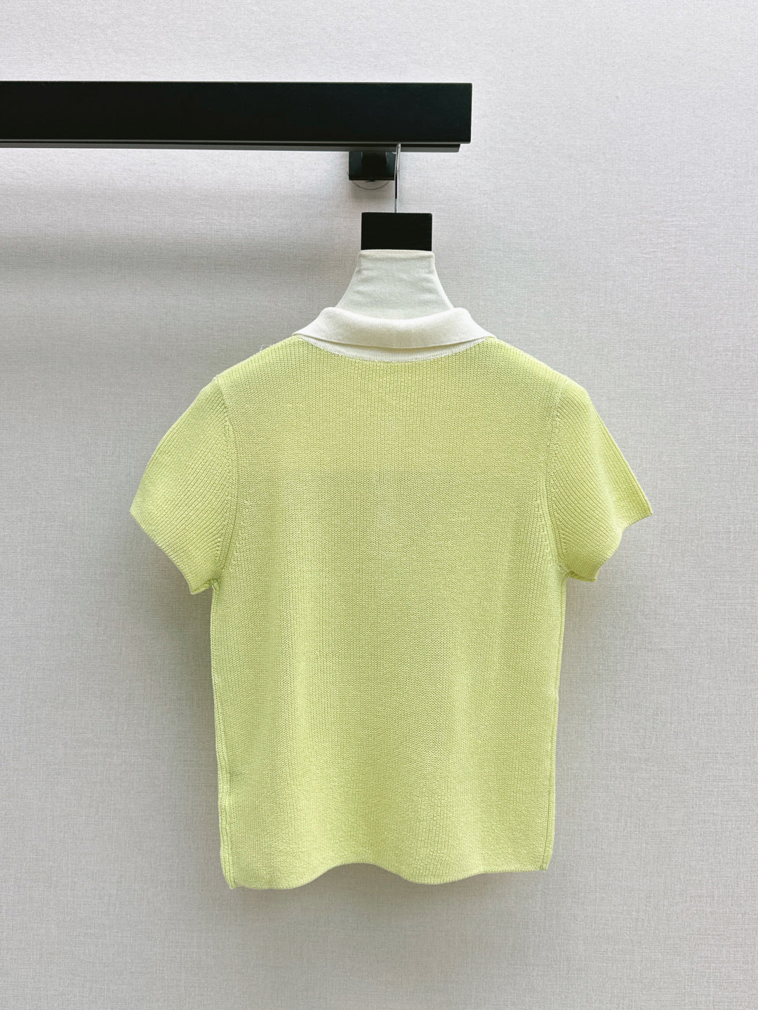 M*u 25ss knitted polo shirt