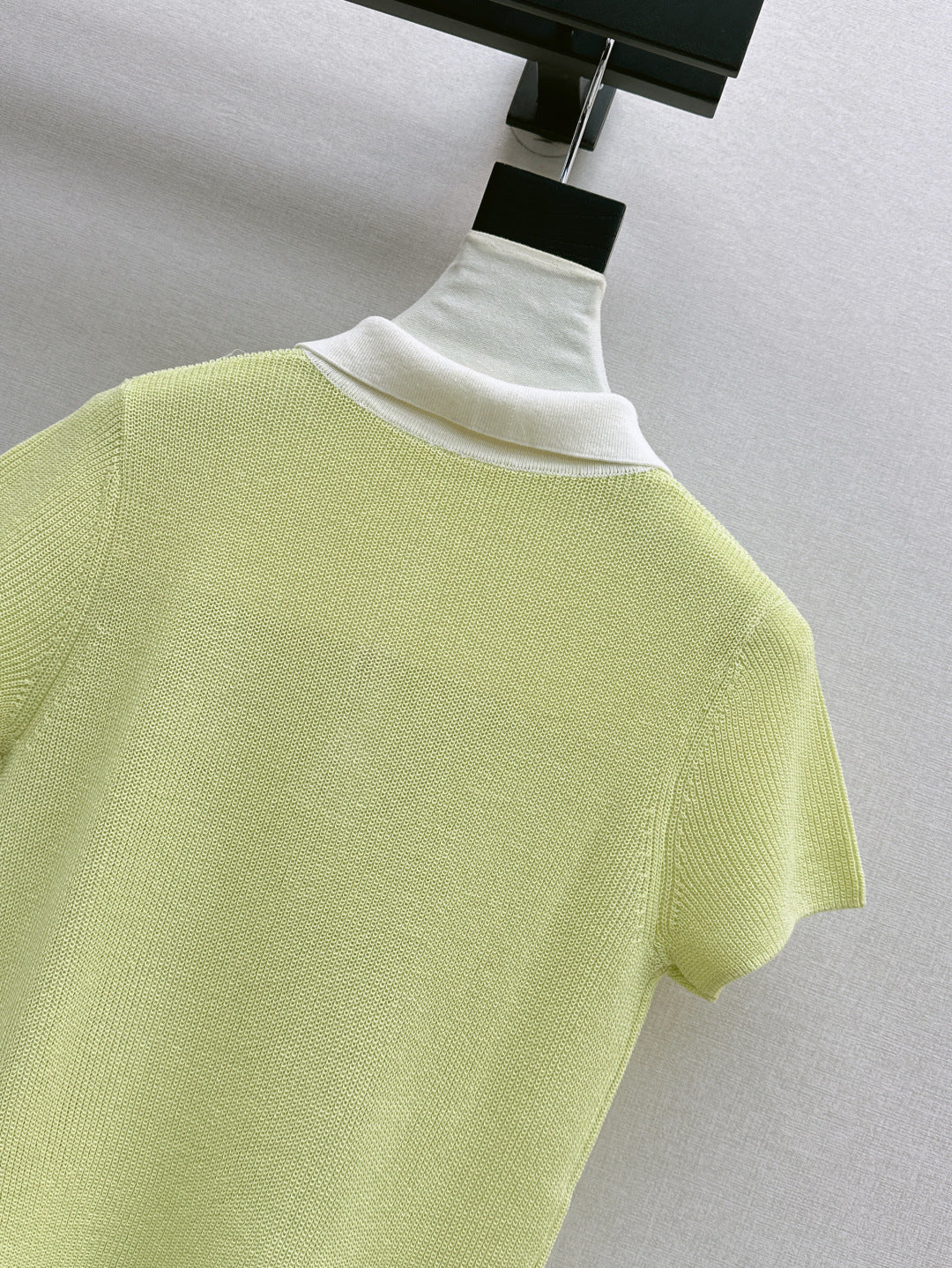 M*u 25ss knitted polo shirt