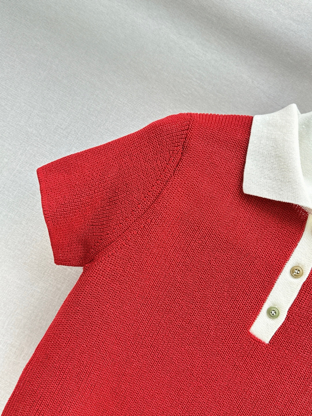 M*u 25ss knitted polo shirt