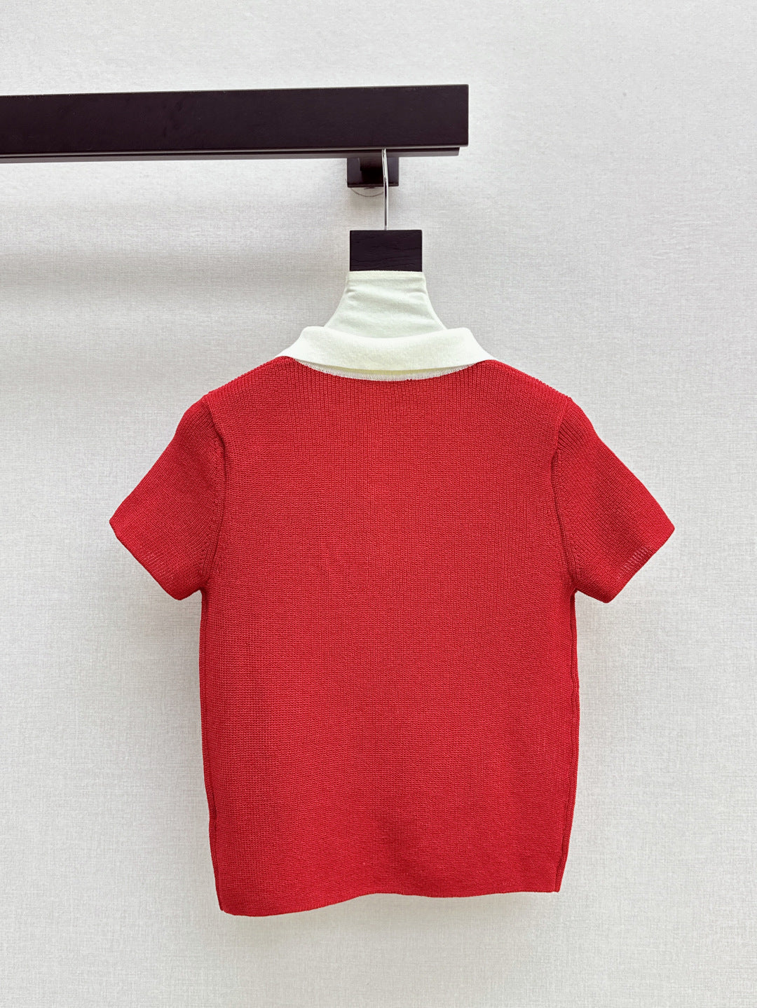 M*u 25ss knitted polo shirt