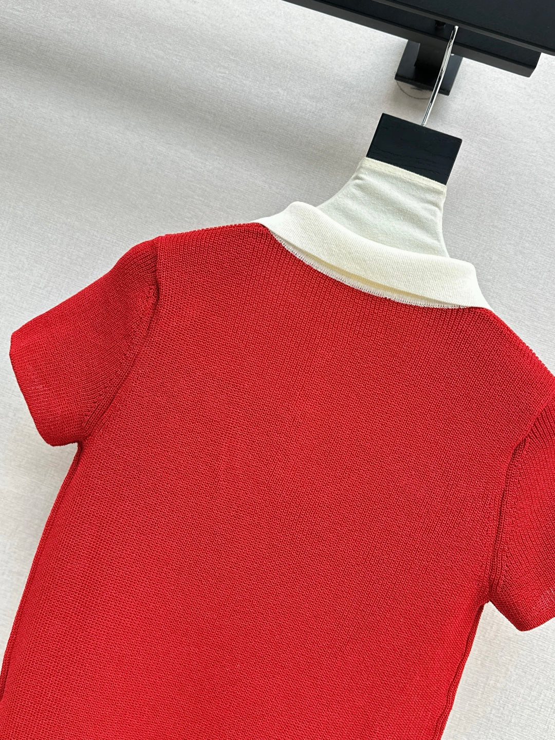 M*u 25ss knitted polo shirt