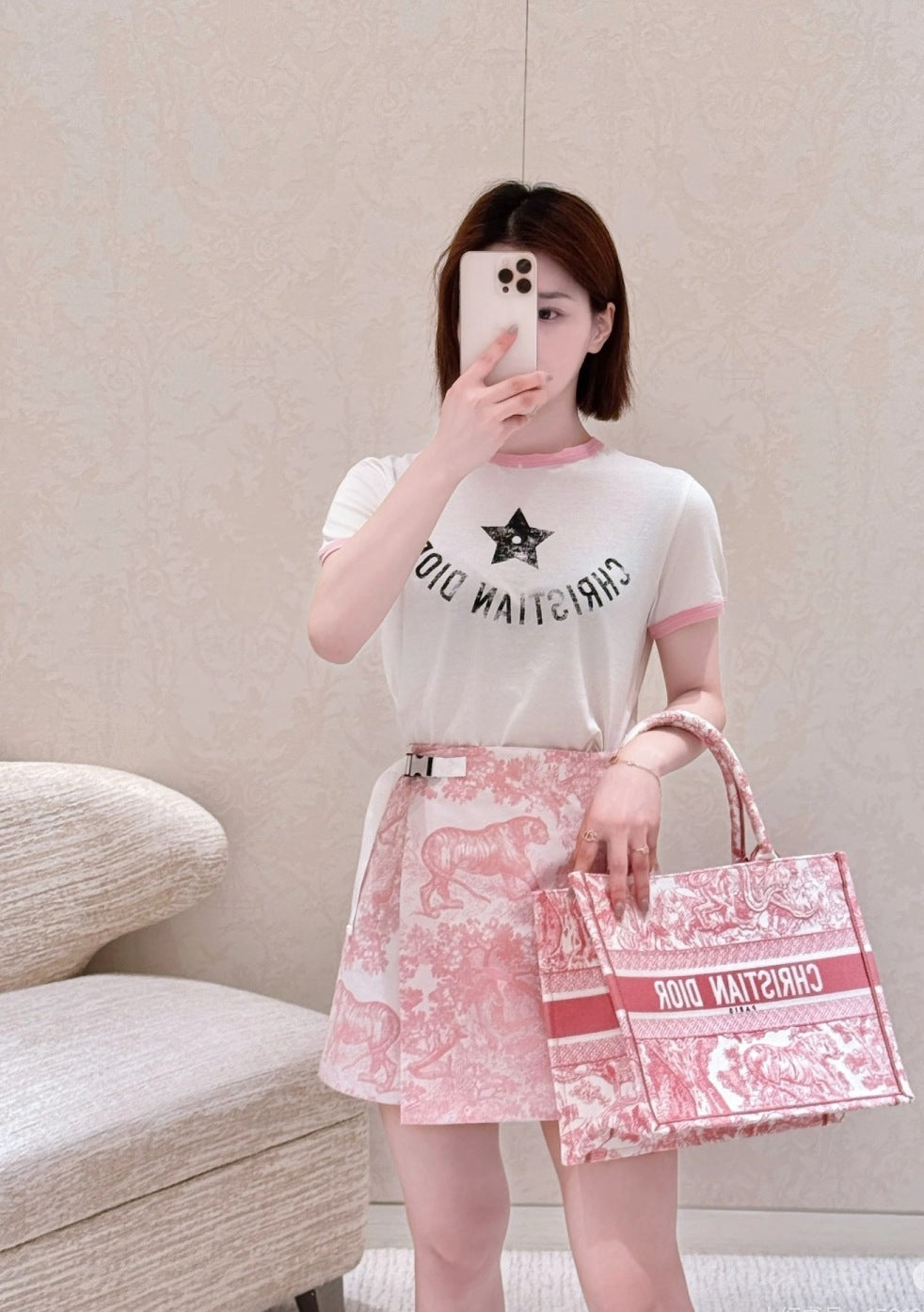 D*r 25ss jacquard skort