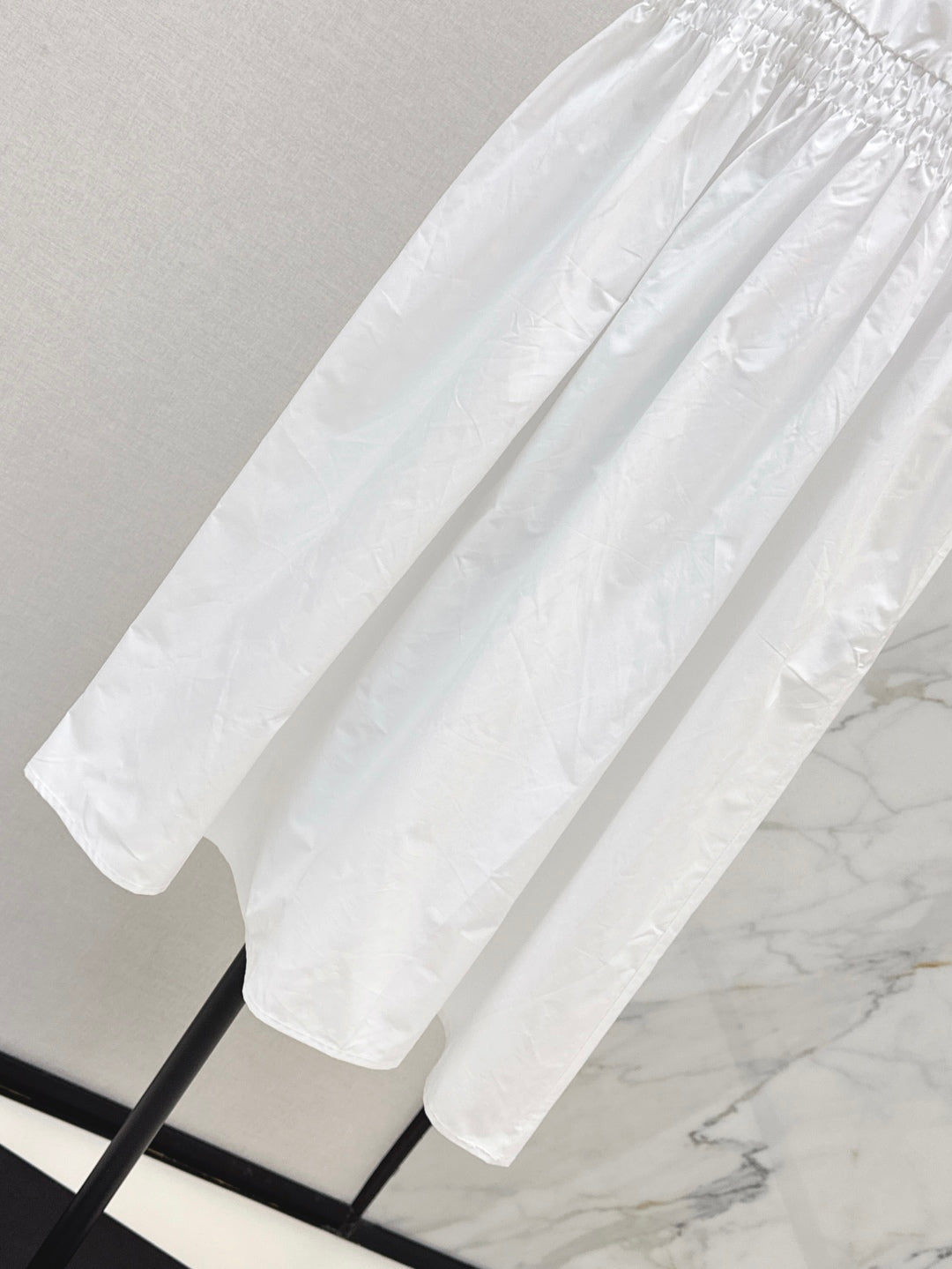 M*u 25ss poplin and lace dress