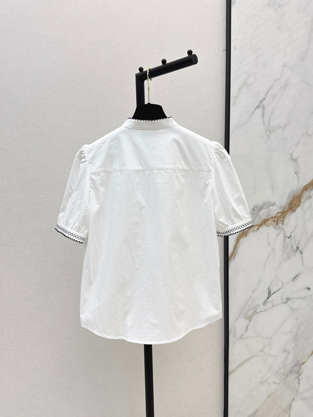 C*nel 25ss embroidered short-sleeve shirt