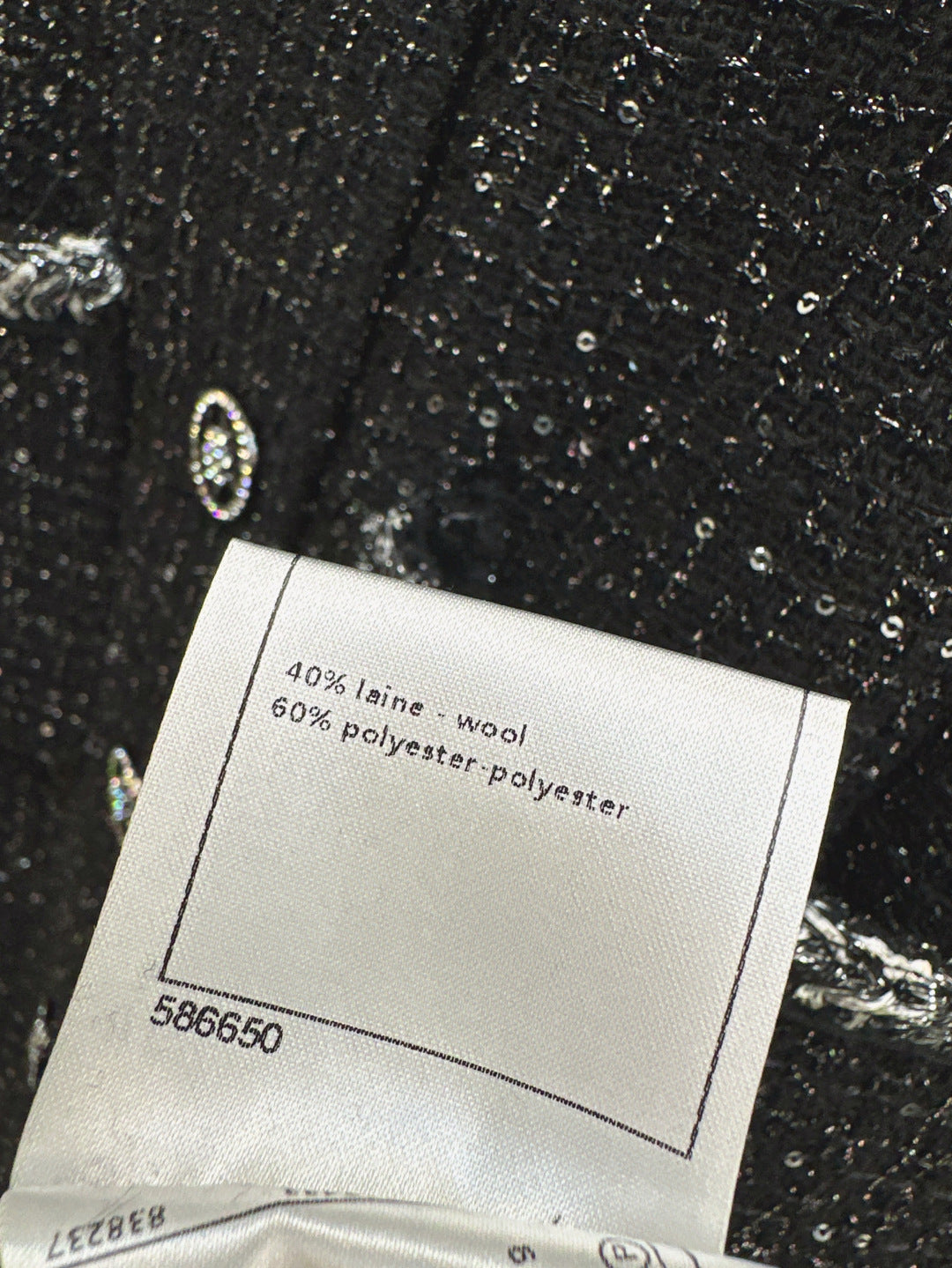 C*nel 25ss glittered tweed dress twinset