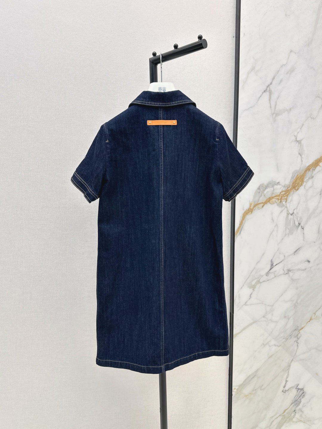 Monc* 25ss washed denim dress