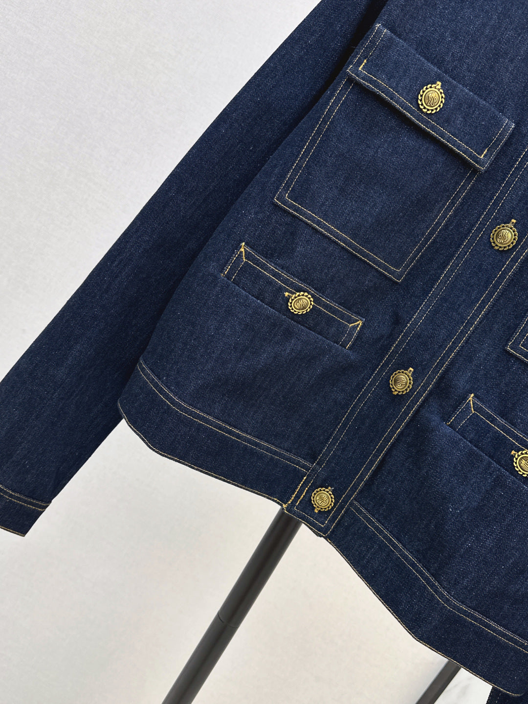 Monc* 25ss washed denim jacket