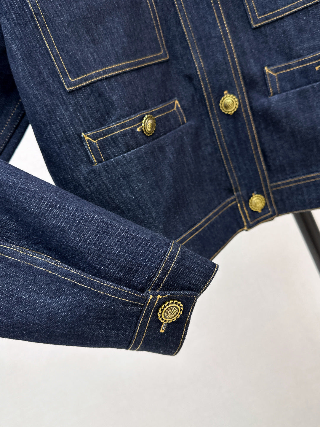 Monc* 25ss washed denim jacket