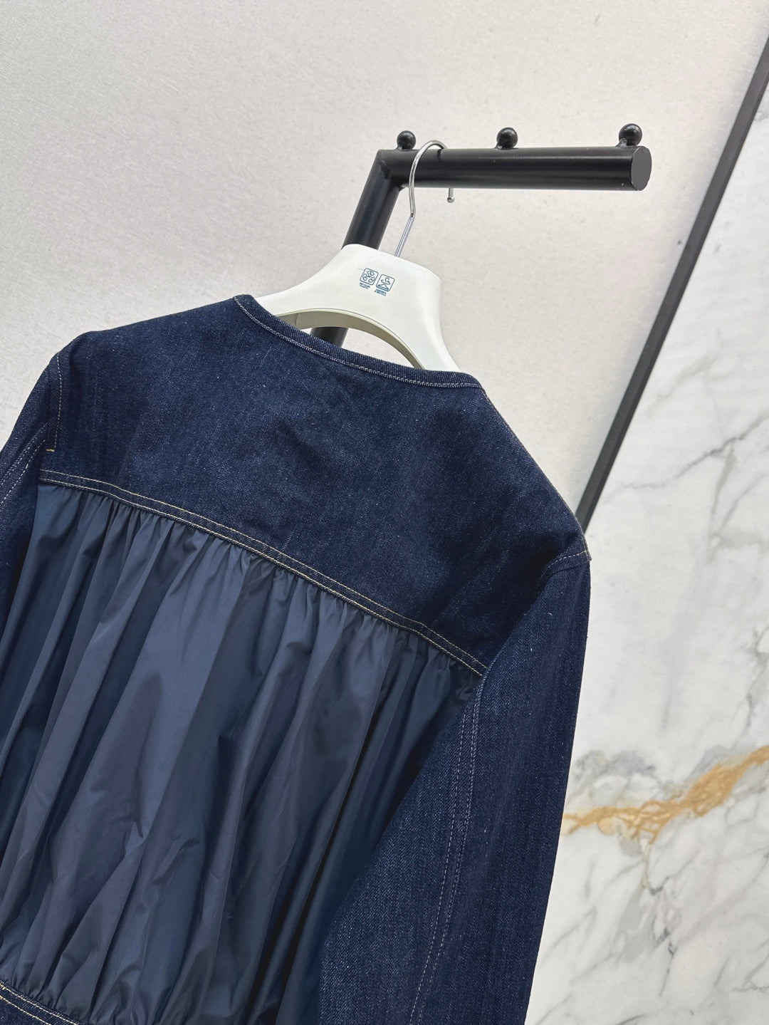 Monc* 25ss washed denim jacket