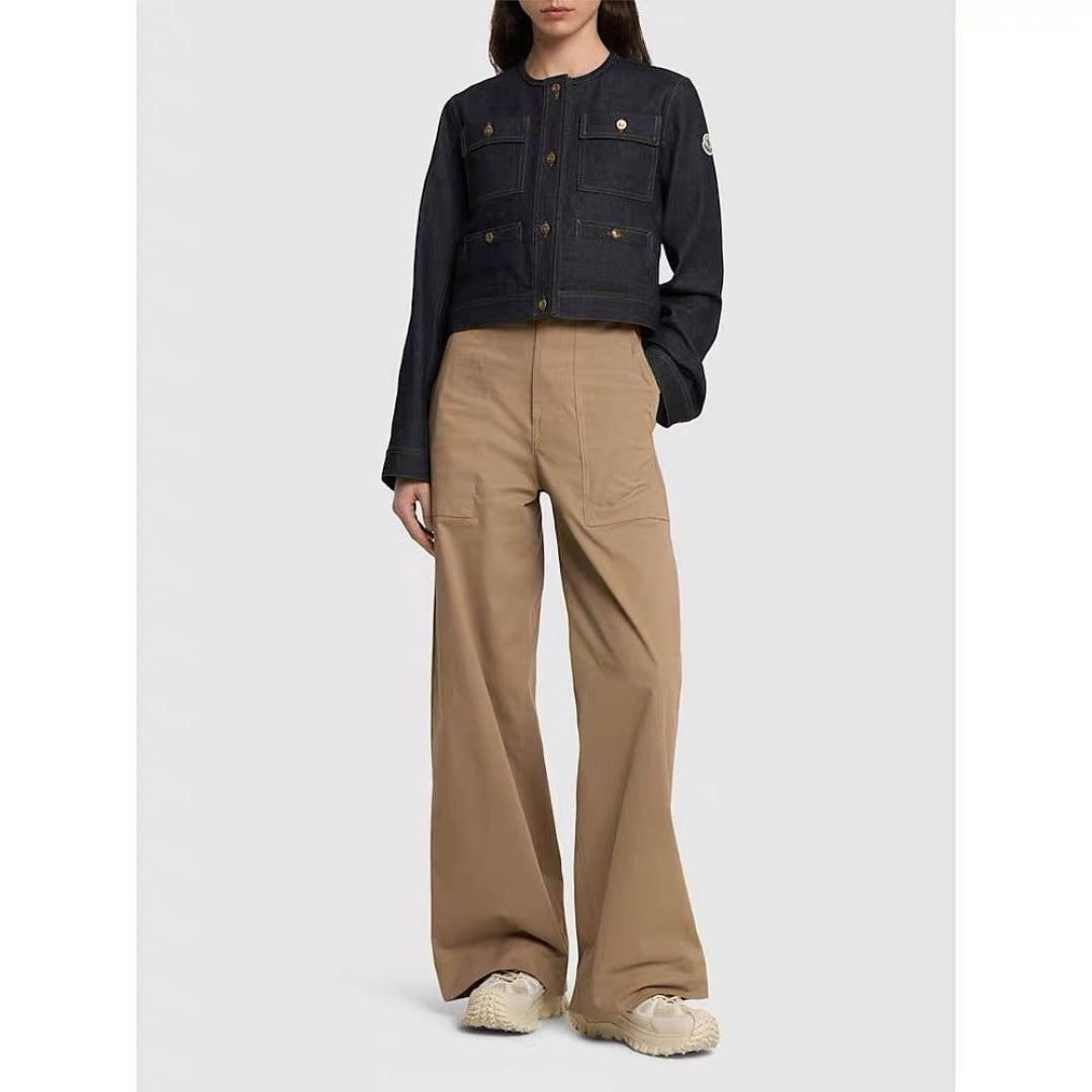 Monc* 25ss washed denim jacket