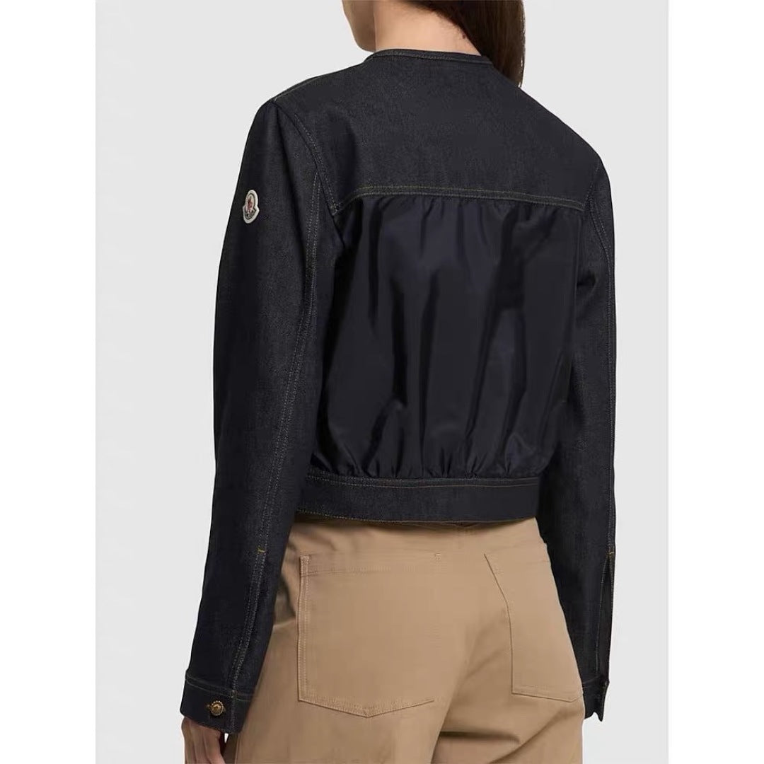 Monc* 25ss washed denim jacket