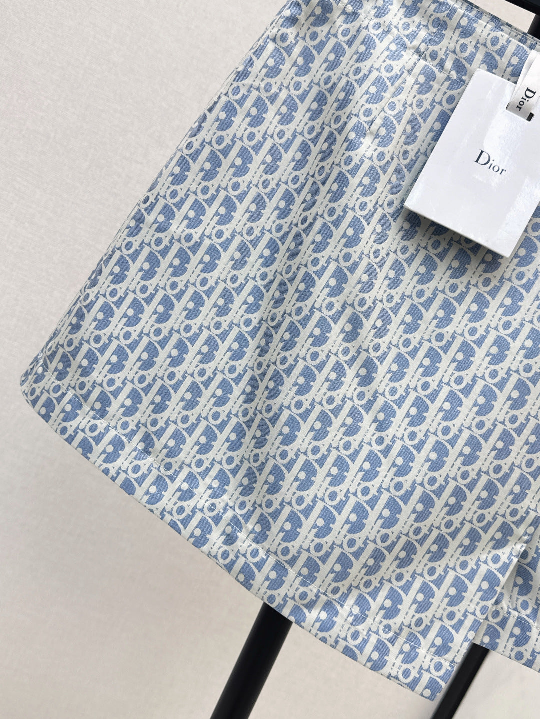 D*r 25ss oblique jacquard skort