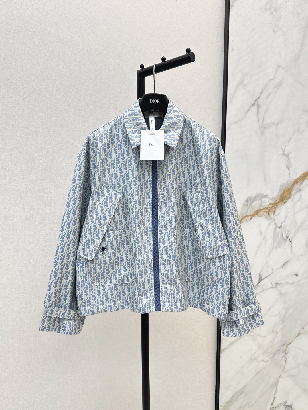 D*r 25ss oblique jacquard jacket