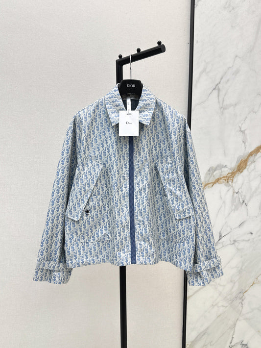 D*r 25ss oblique jacquard jacket
