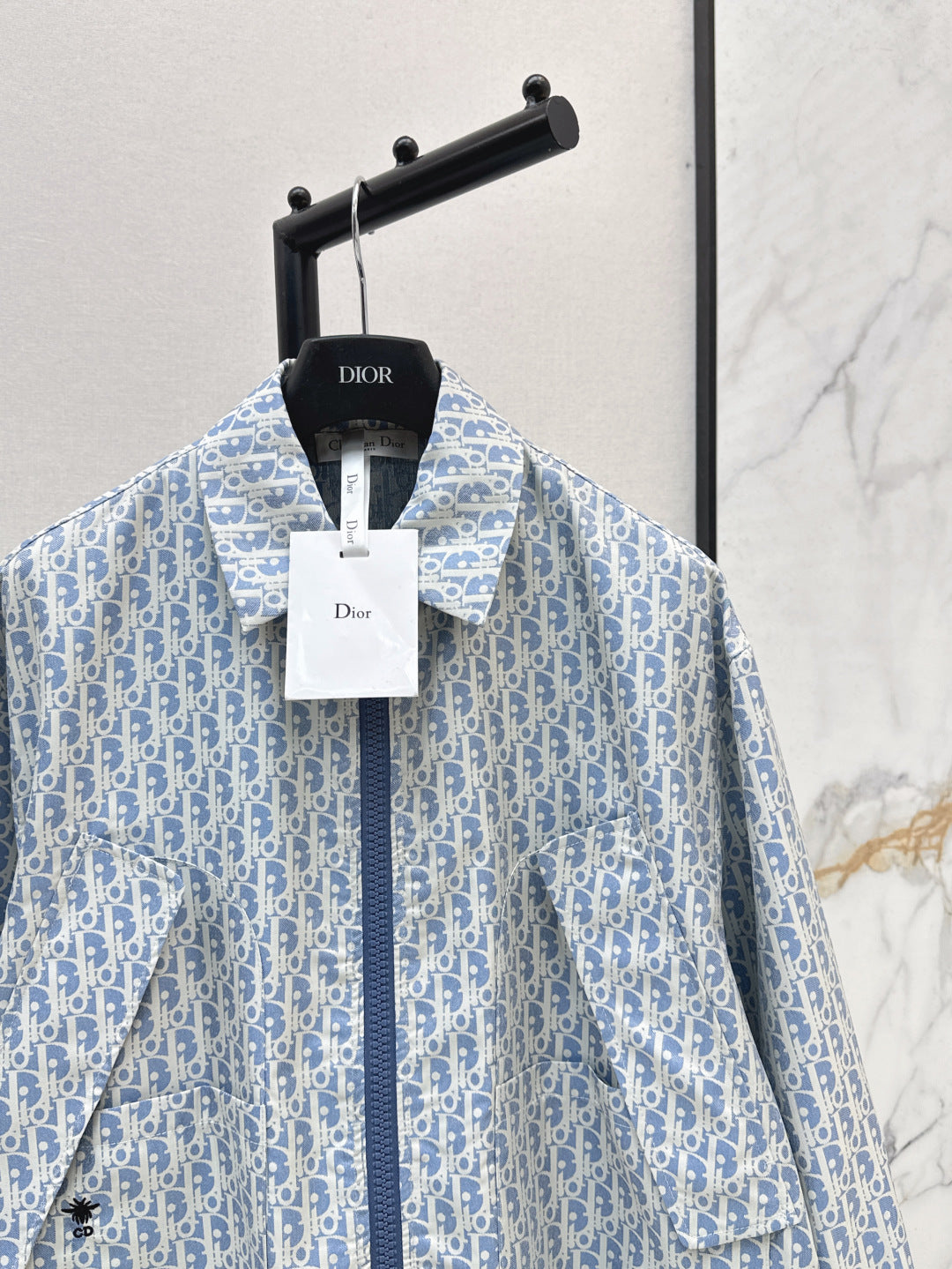 D*r 25ss oblique jacquard jacket