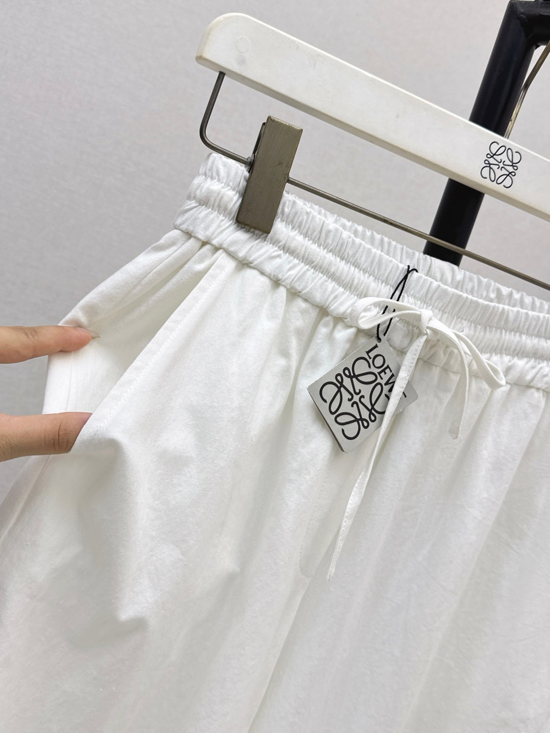 Loe* 25ss anagram cropped denim pants