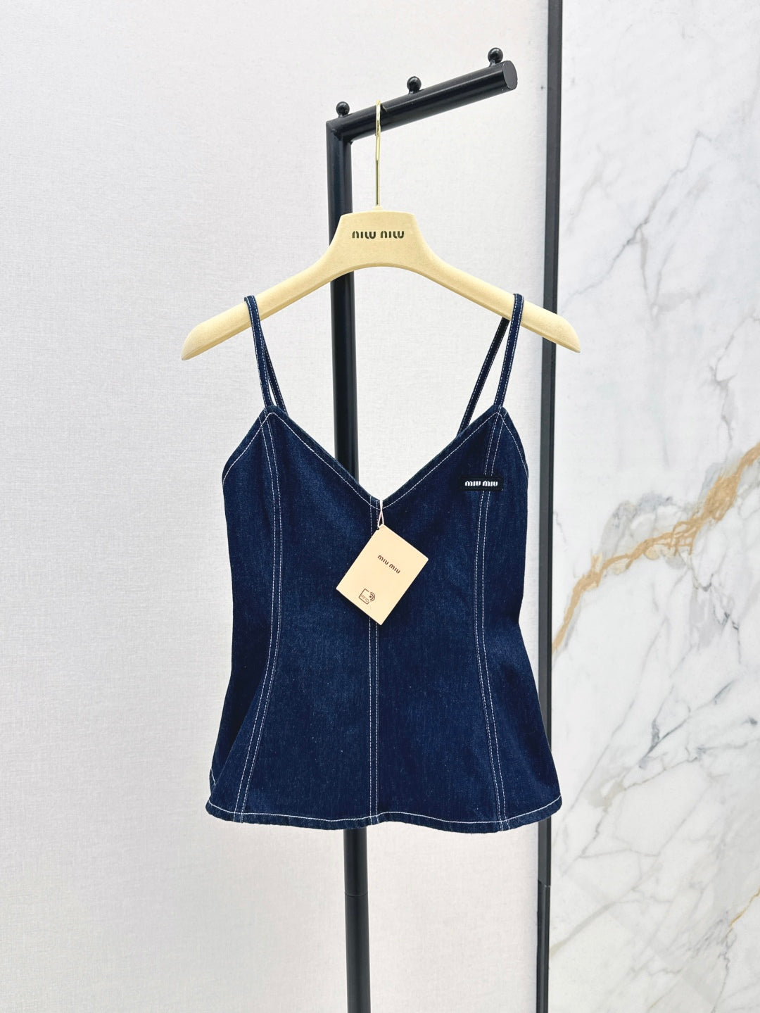 M*u 25ss denim cami top
