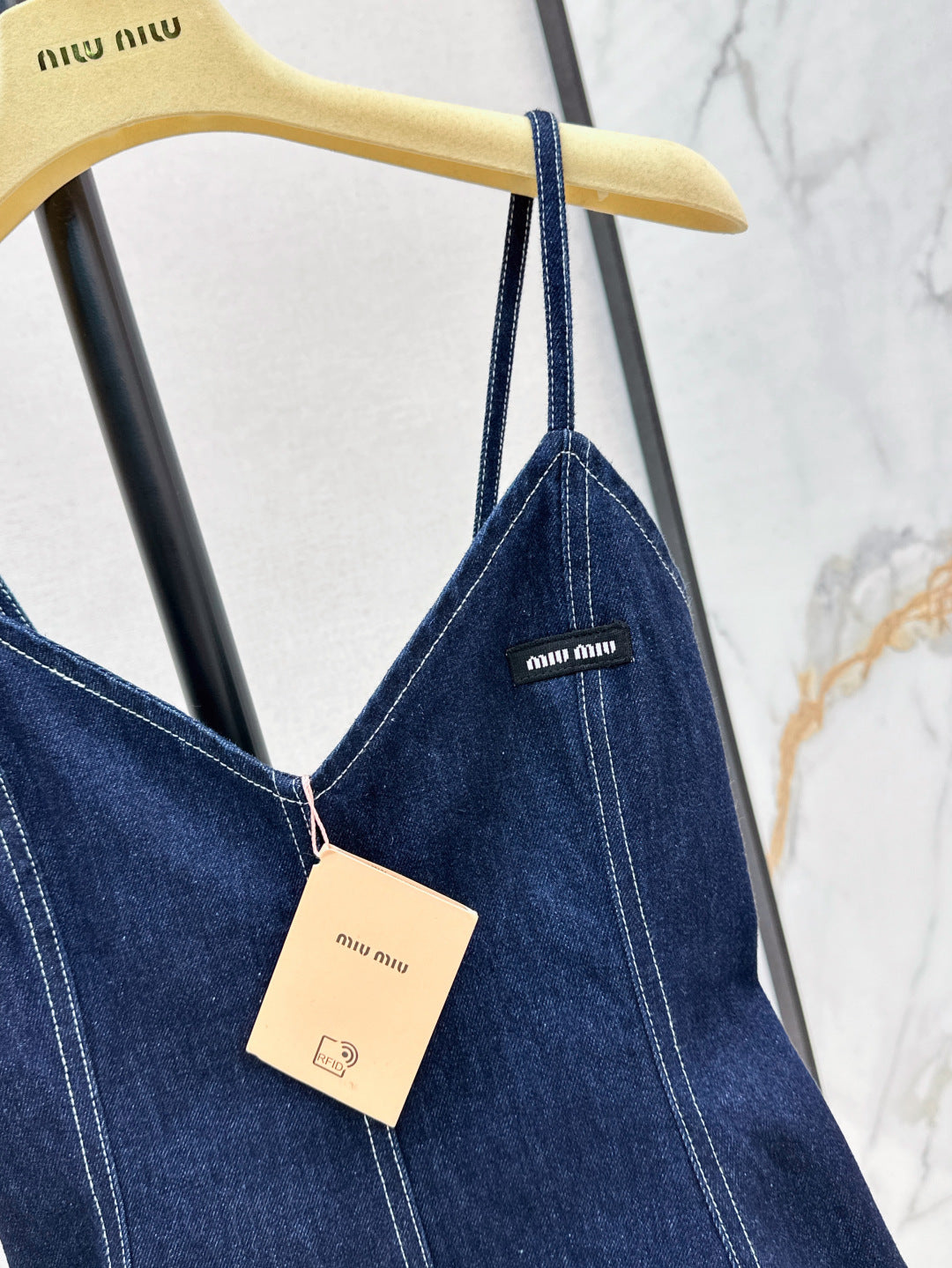 M*u 25ss denim cami top