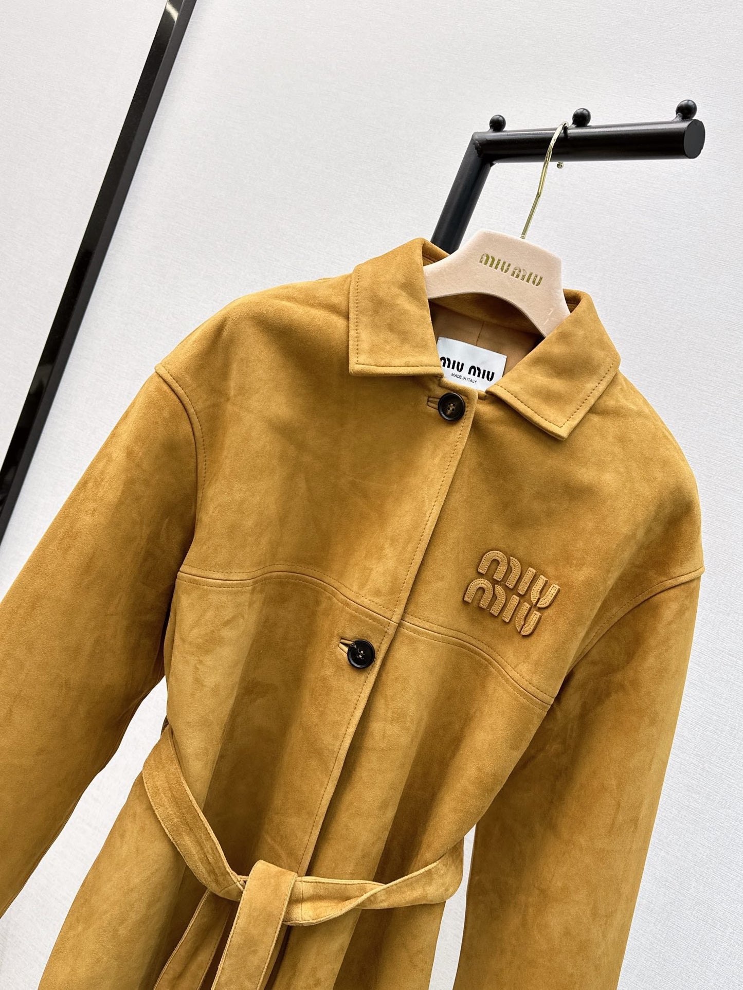 M*u 24fw suede blouson jacket