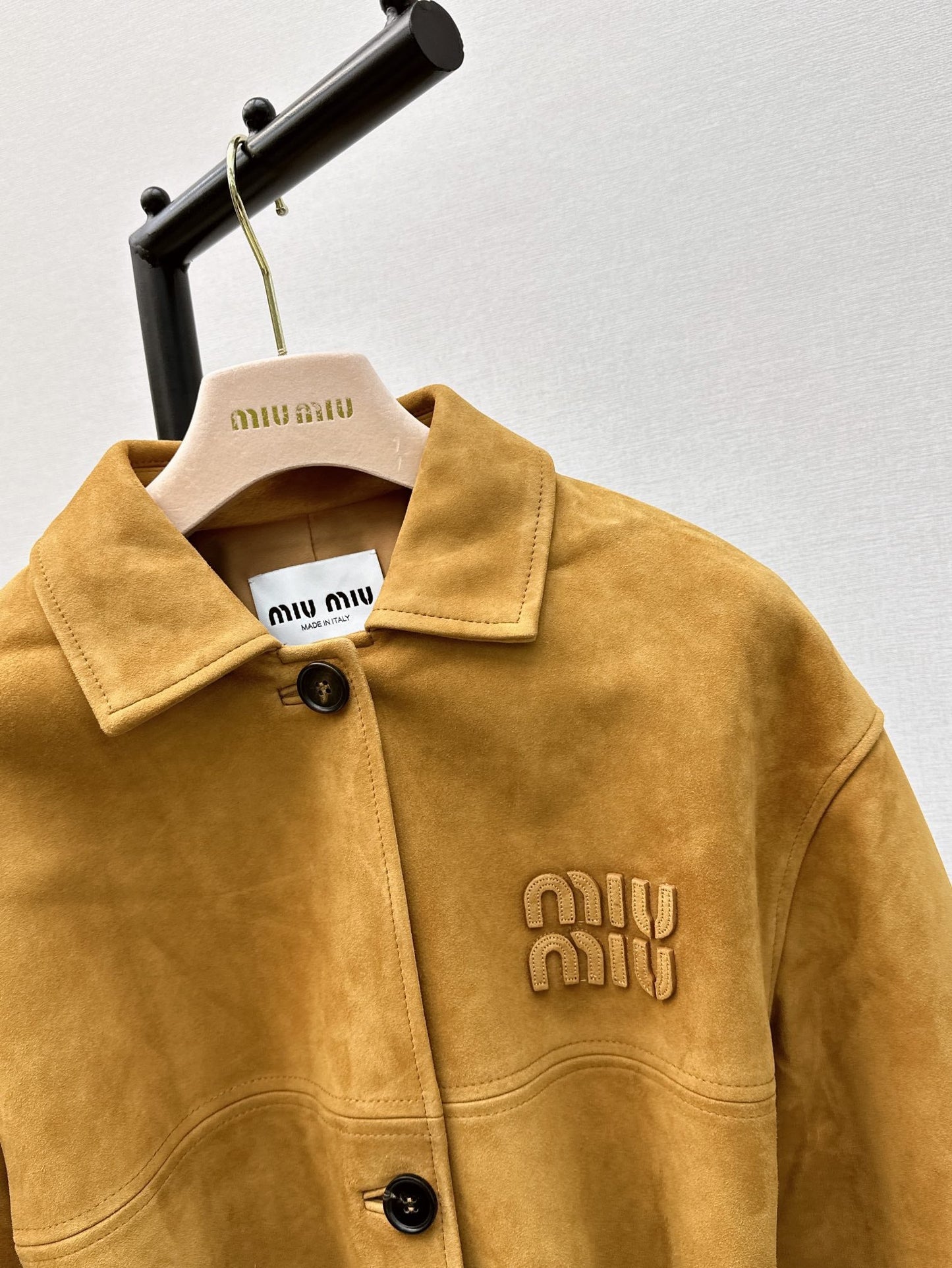 M*u 24fw suede blouson jacket