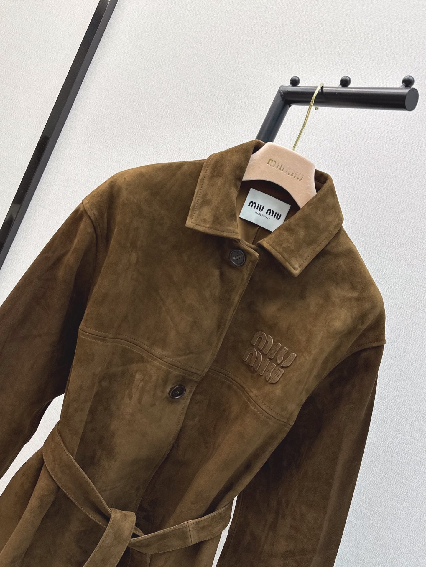 M*u 24fw suede blouson jacket