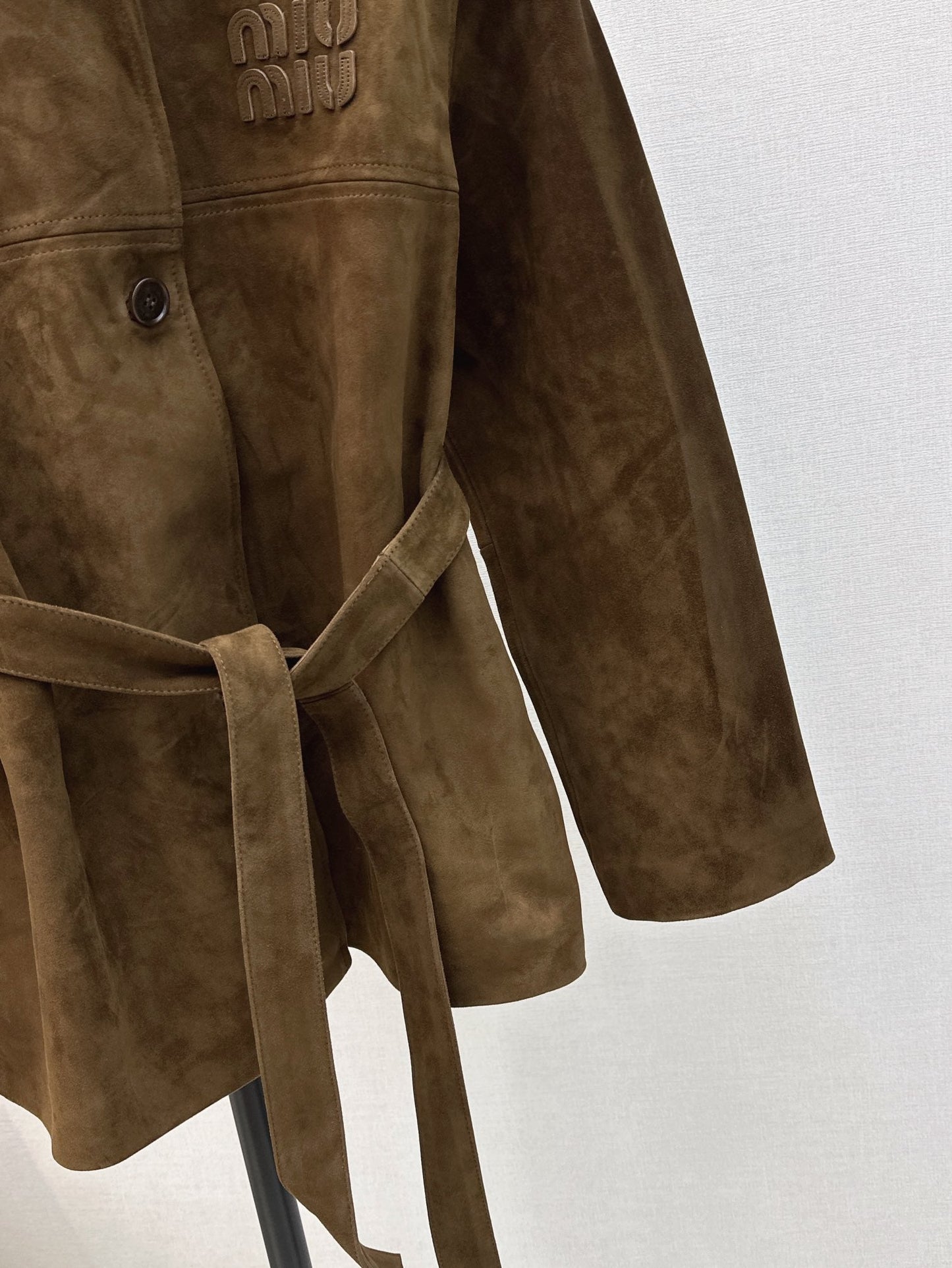 M*u 24fw suede blouson jacket