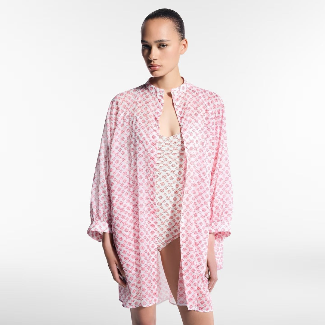 Loui* 25ss long cape blouse