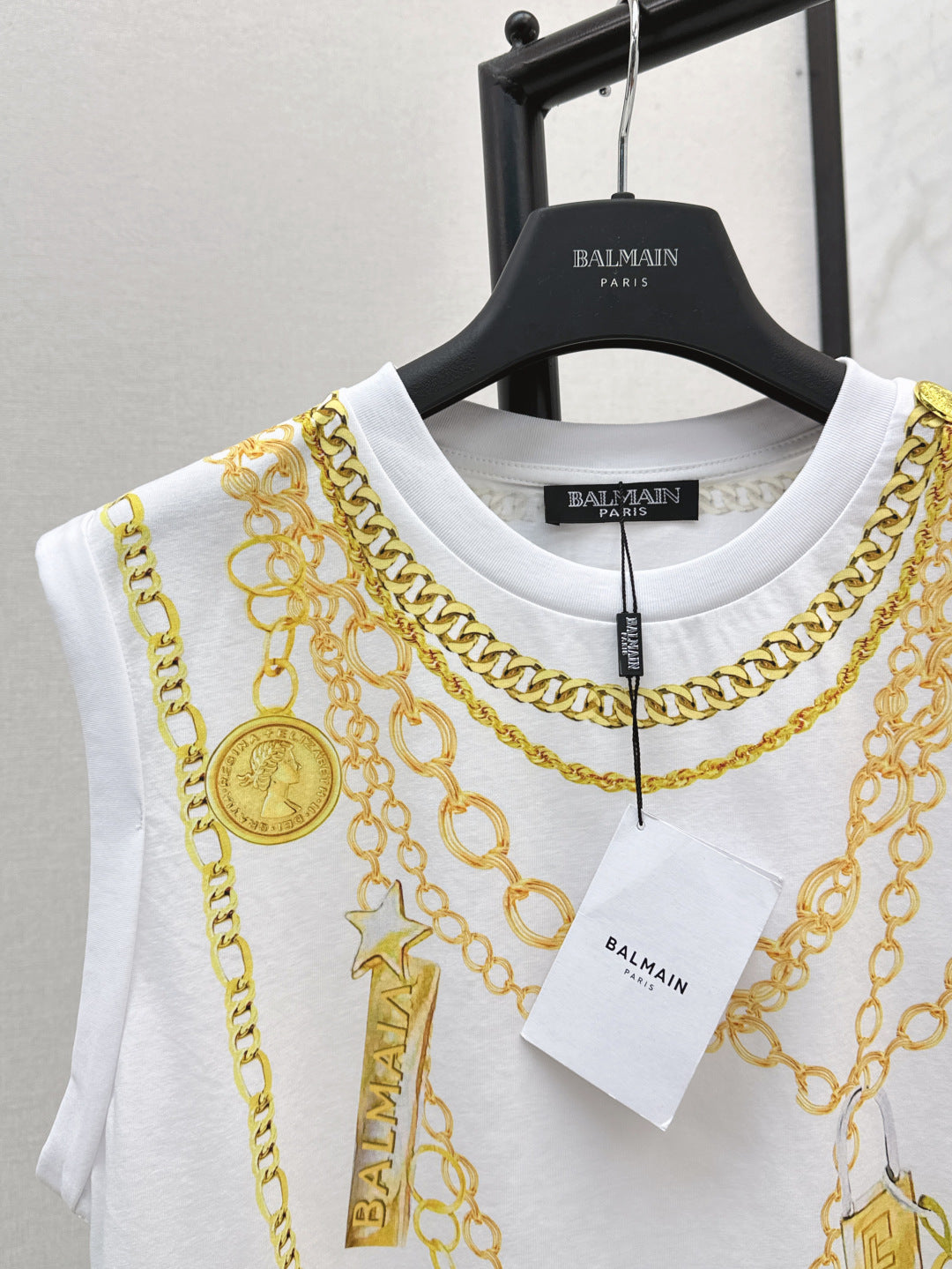 Balm* 25ss chain printed vest