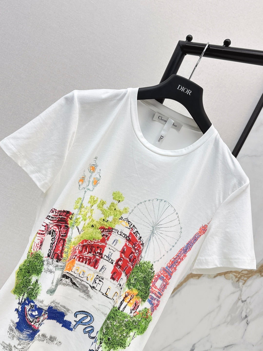 D*r 25ss printed cotton t-shirt