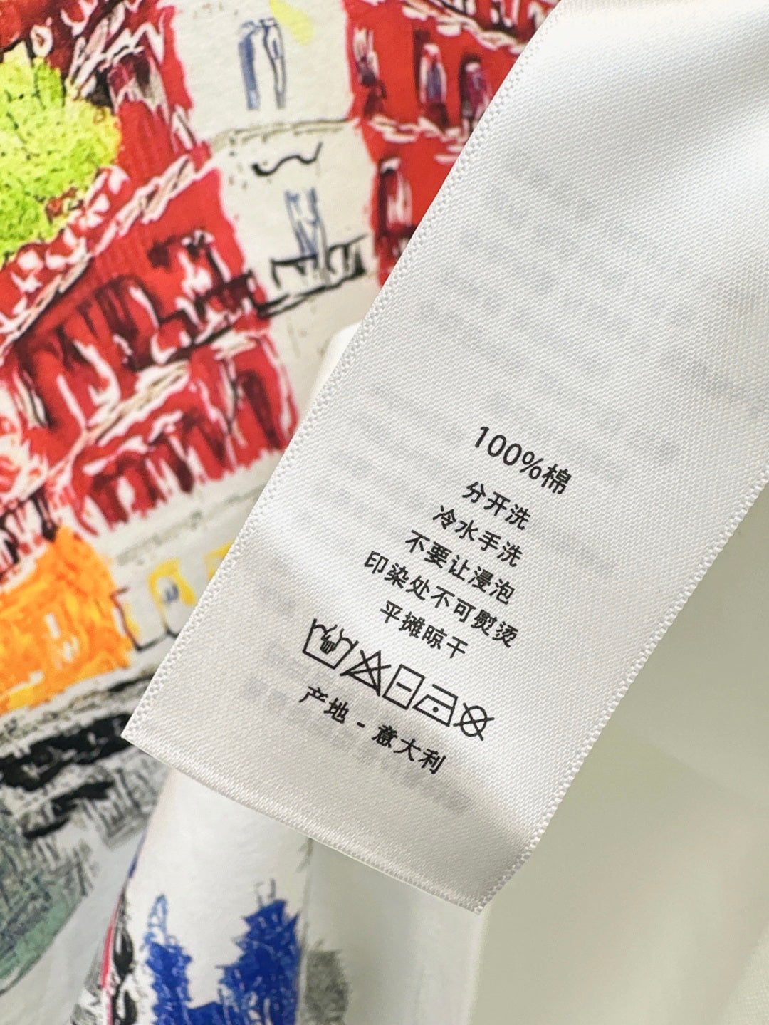 D*r 25ss printed cotton t-shirt