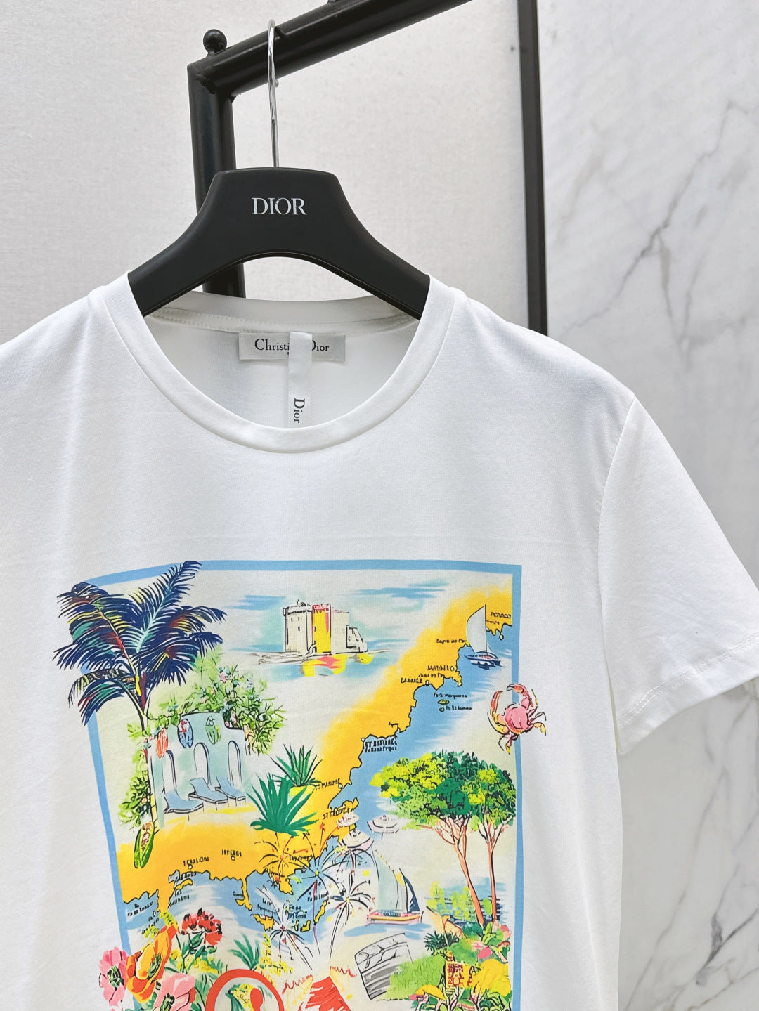 D*r 25ss printed cotton t-shirt