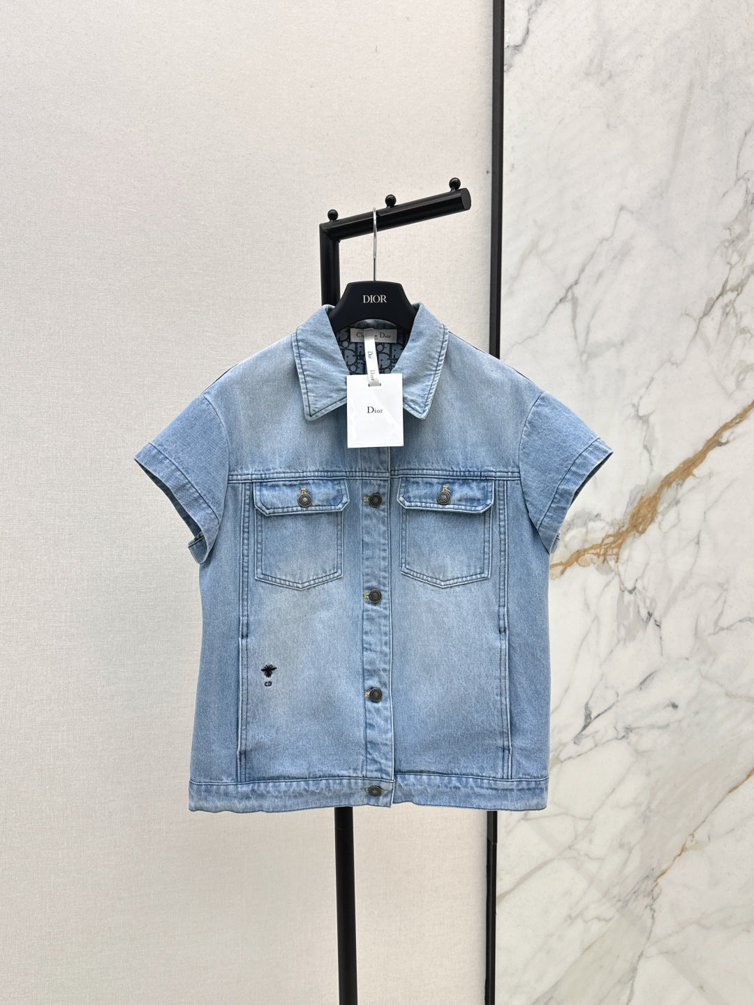 D*r 25ss oblique interior denim vest