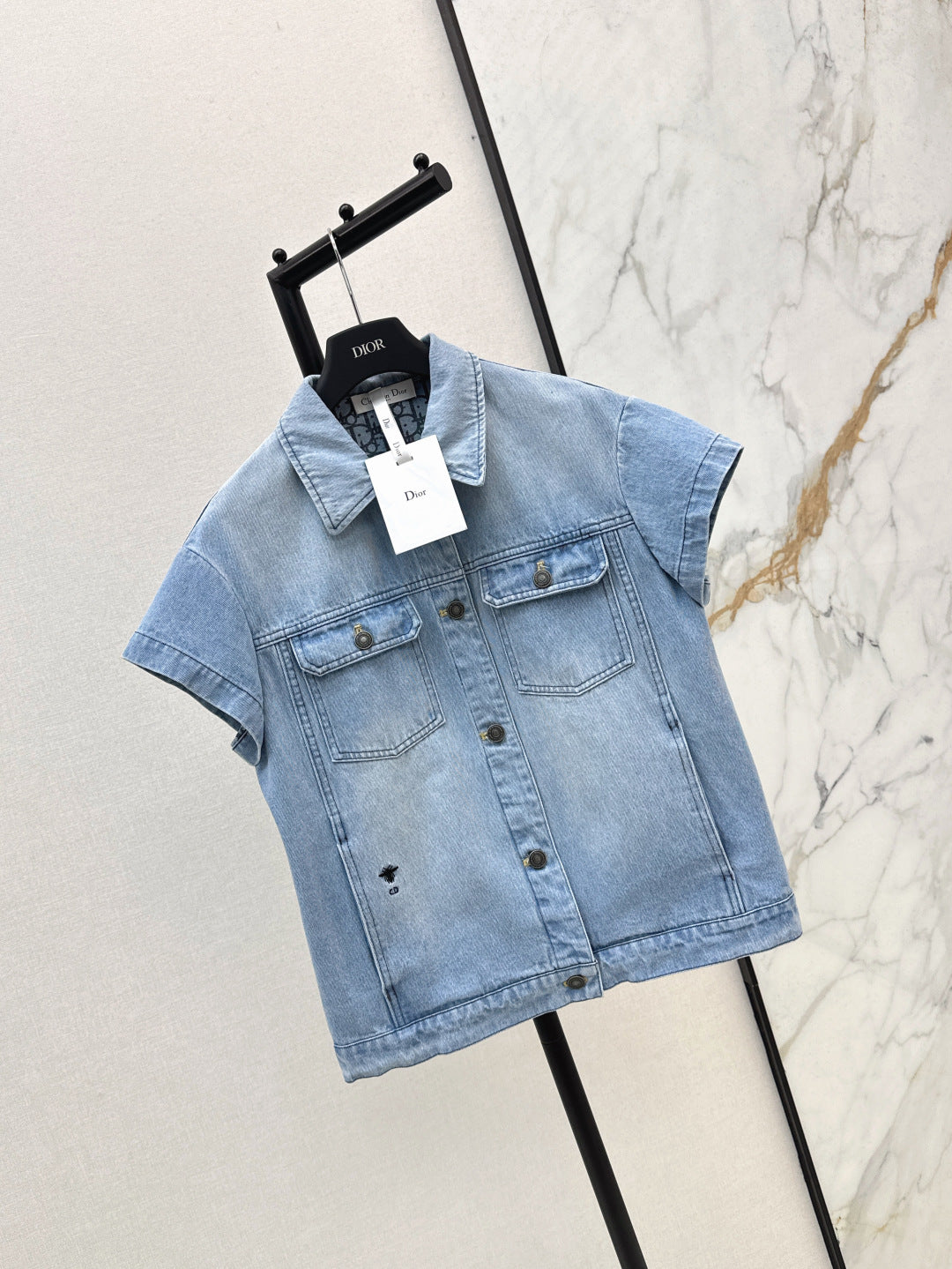 D*r 25ss oblique interior denim vest