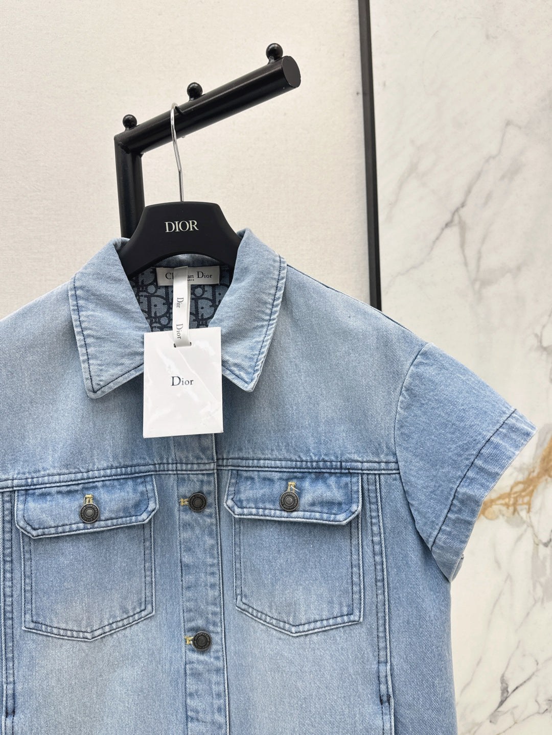 D*r 25ss oblique interior denim vest