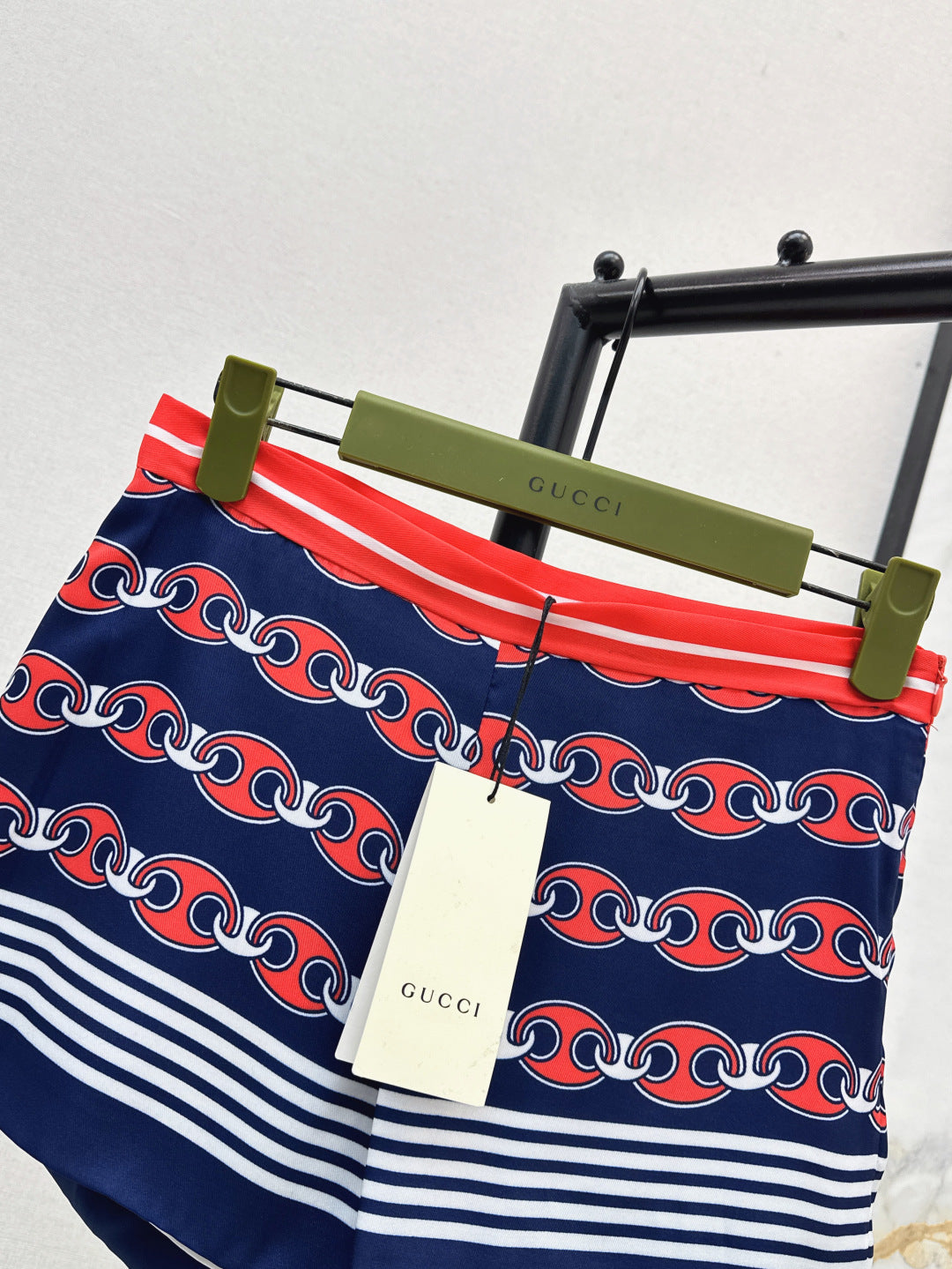 Gu* 25ss chain printed shorts