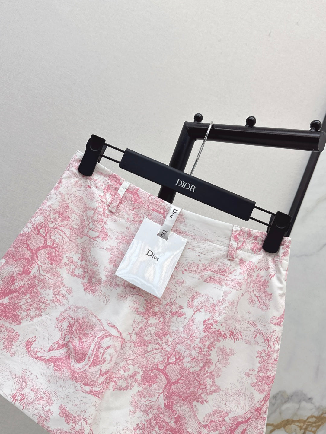 D*r 25ss printed cotton poplin shorts