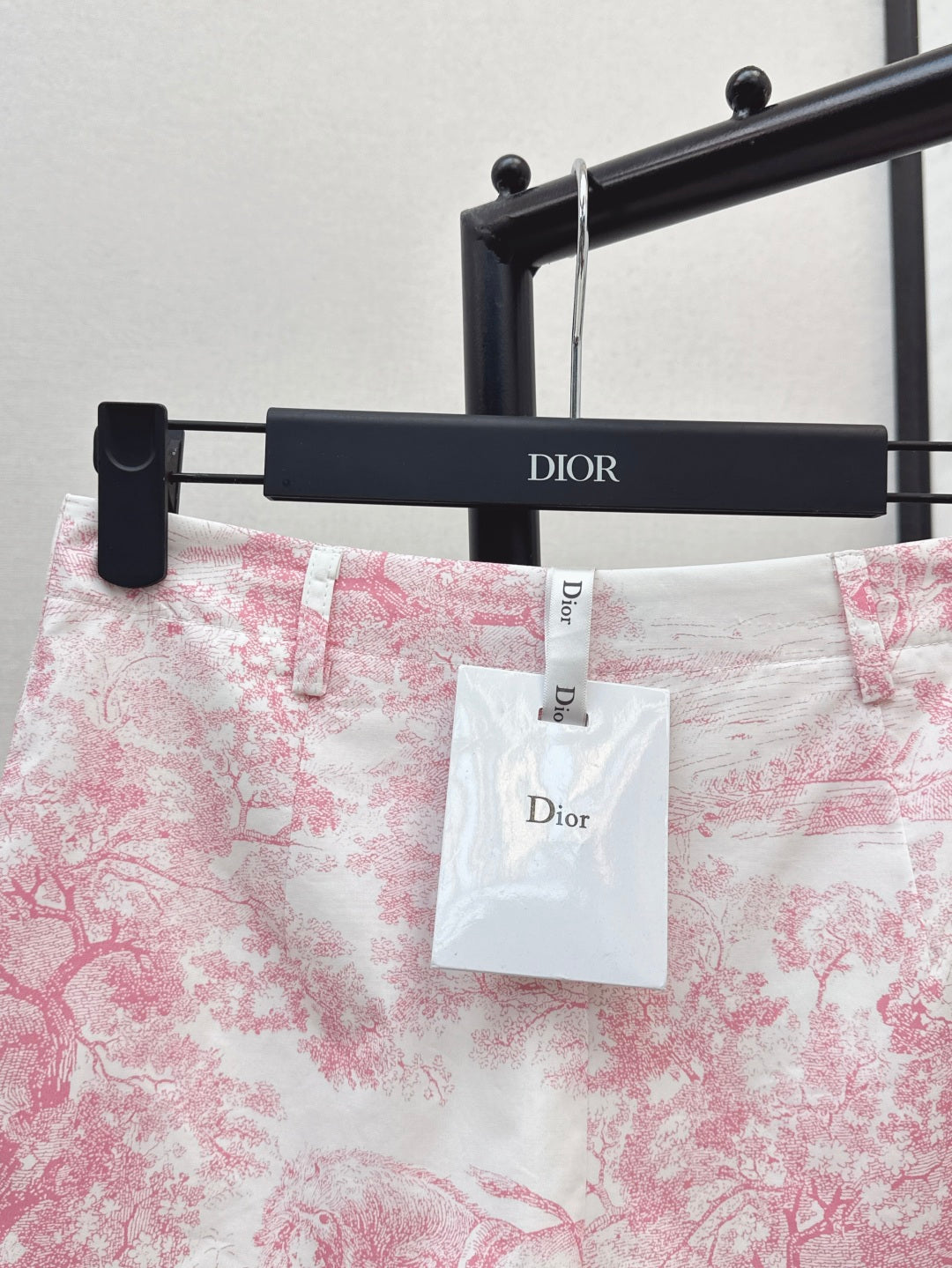 D*r 25ss printed cotton poplin shorts