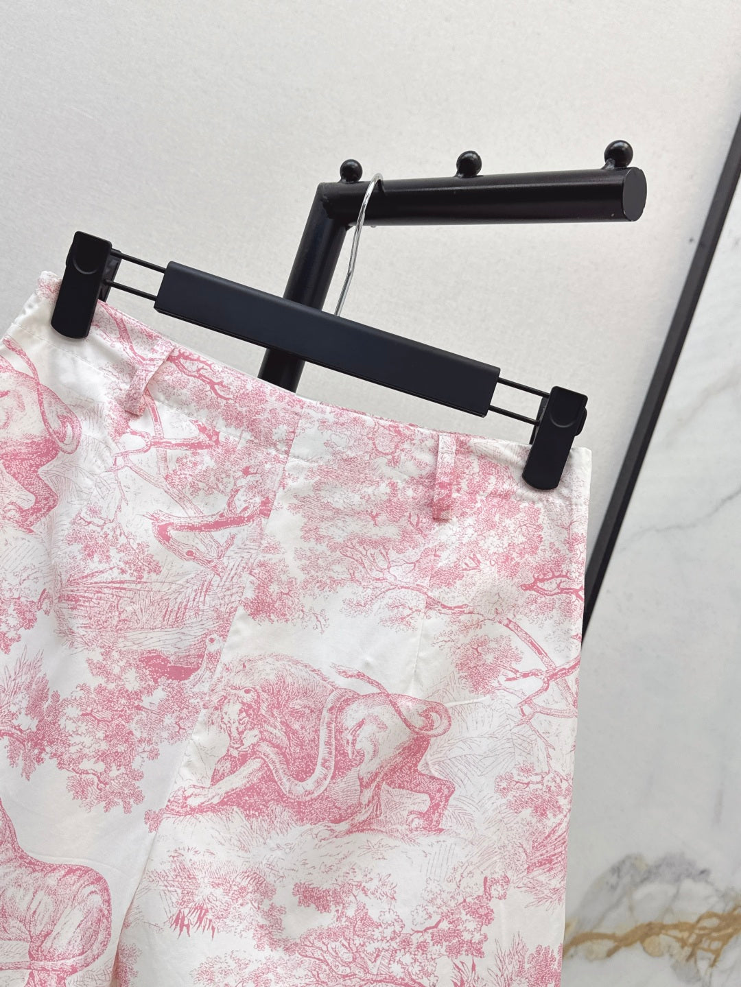 D*r 25ss printed cotton poplin shorts