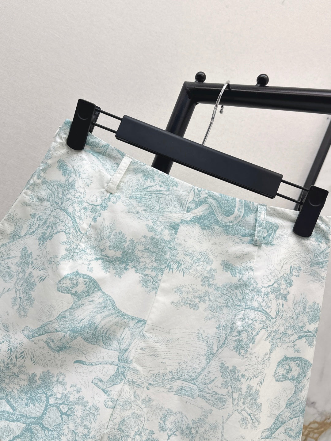 D*r 25ss printed cotton poplin shorts