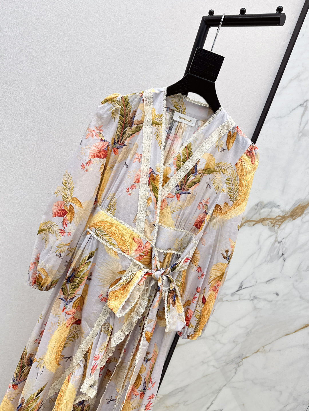 Zim* 25ss frill midi dress