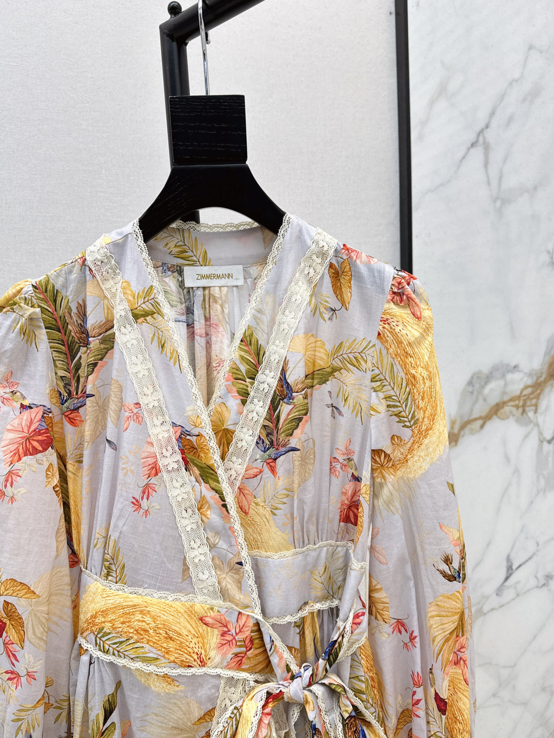 Zim* 25ss frill midi dress