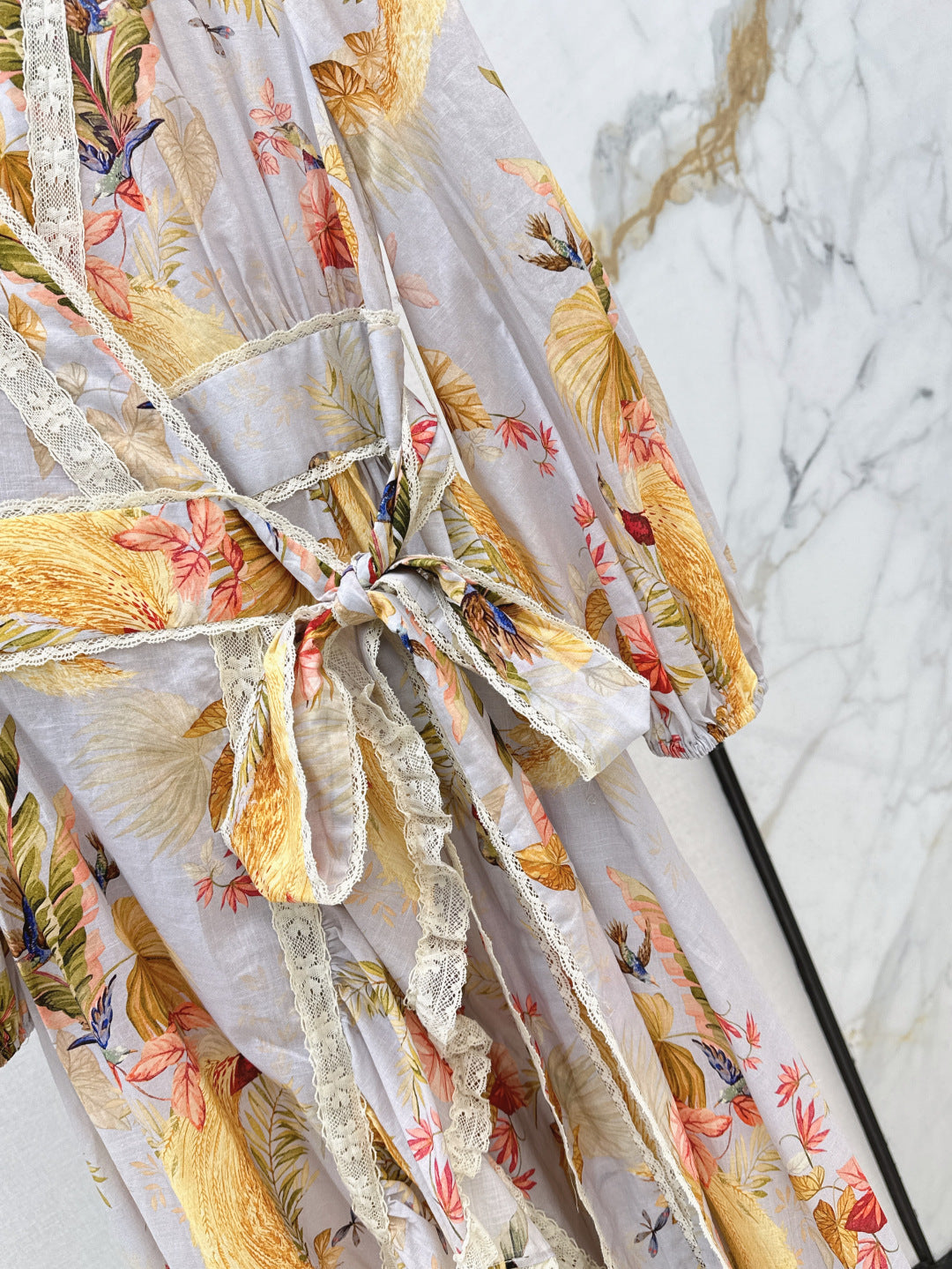 Zim* 25ss frill midi dress