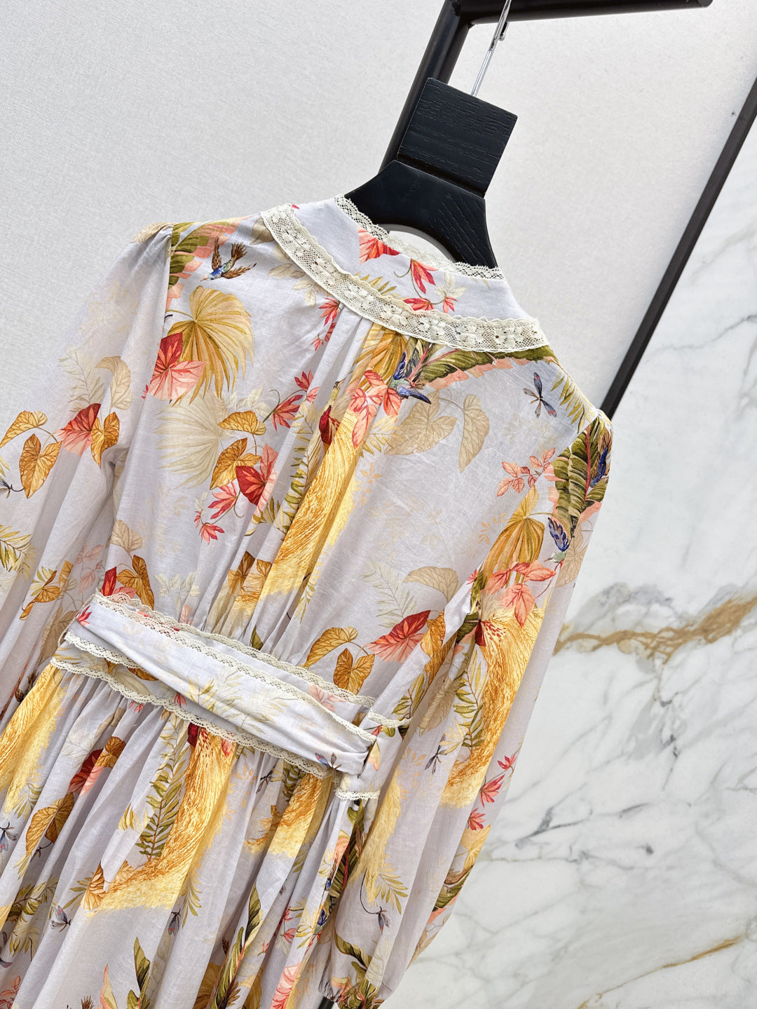 Zim* 25ss frill midi dress