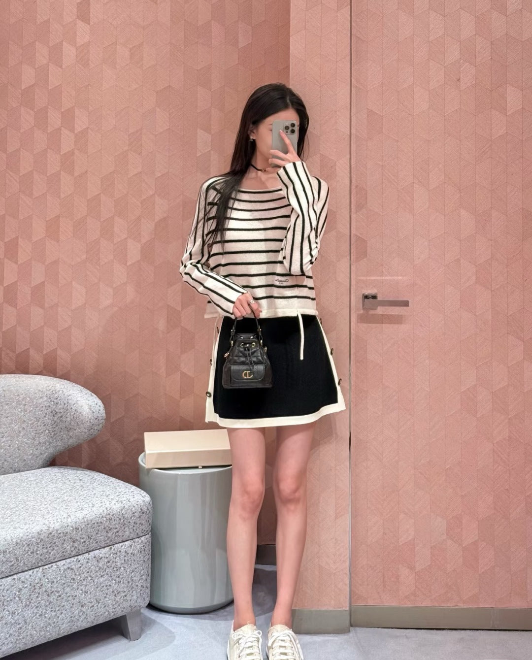 D*r 25ss striped sweater