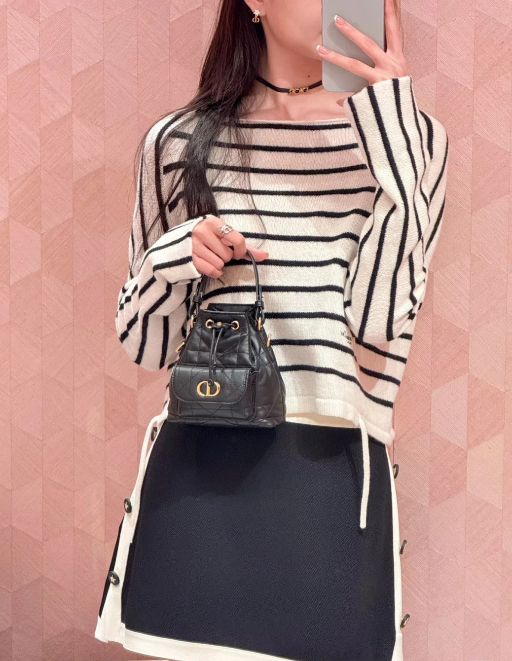 D*r 25ss striped sweater