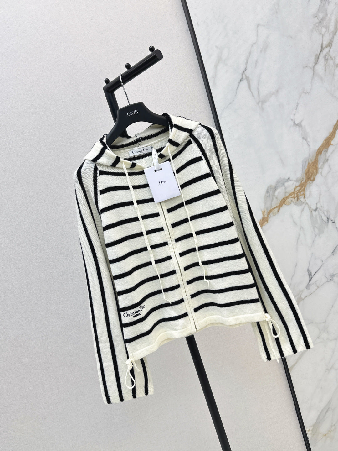 D*r 25ss hooded zipped cardigan