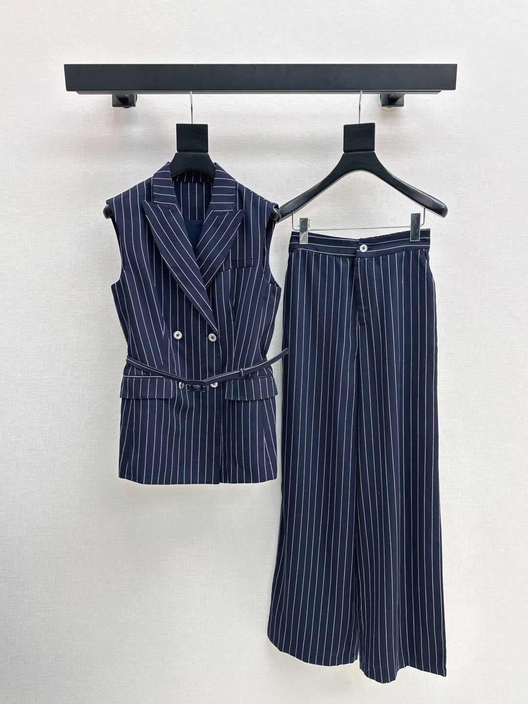 MaxM* 25ss tencel vest suit